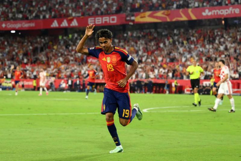 Lamine Yamal Cetak Dua Gol, Spanyol Tundukkan Kroasia 4-1