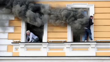 Detik-detik Mencekam Warga Kyiv Lolos dari Serangan Drone Rusia