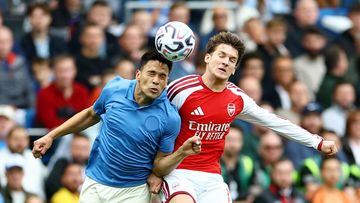 Arsenal Terkejut, Christos Tzolis Cedera Saat Bela Yunani Malam Ini